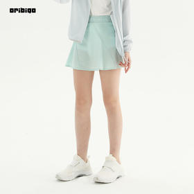 【清仓 不退换】Oribigo女童假两件半裙 | 干爽透气、轻薄舒适、A型版型、显身高比例、易穿搭【HZ】