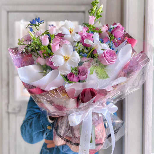 《莫奈的花园》郁金香混搭花束 商品图0