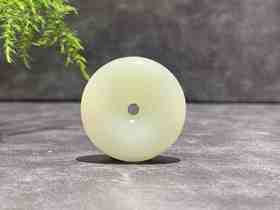 【御珠宫坊】羊脂白玉平安扣挂件