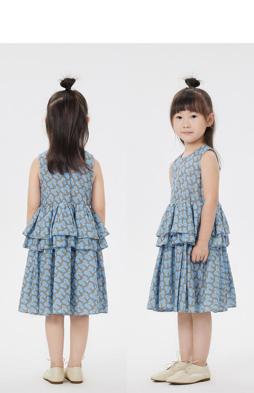 jnby  23年夏款  长绒棉原创图案无袖连衣裙  1N4G14930 商品图7