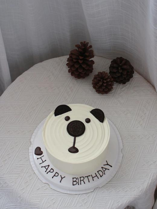 可爱熊熊 一鲜奶动物奶油蛋糕 商品图0