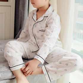 T35儿童睡衣男宝女宝家居服1:1实物服装纸样剪裁图纸牛皮纸样