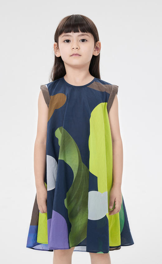 jnby  23年夏款  高支府绸无袖连衣裙  1N5G13990 商品图7