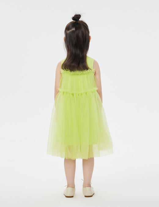 jnby  23年夏款  纯色优雅细纱无袖连衣裙  1N5G13810 商品图5