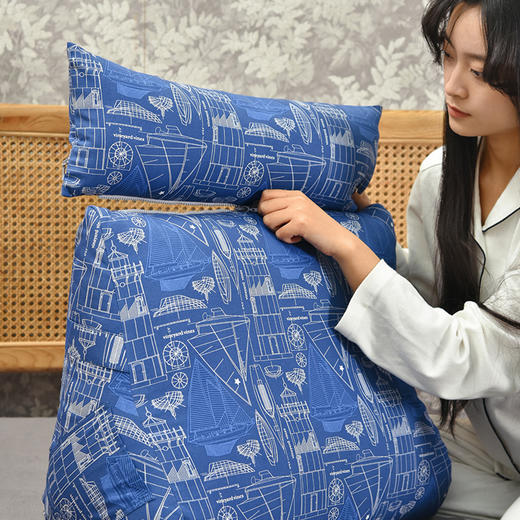 科技世界系列多功能三角床靠床头软包三角床靠 商品图1