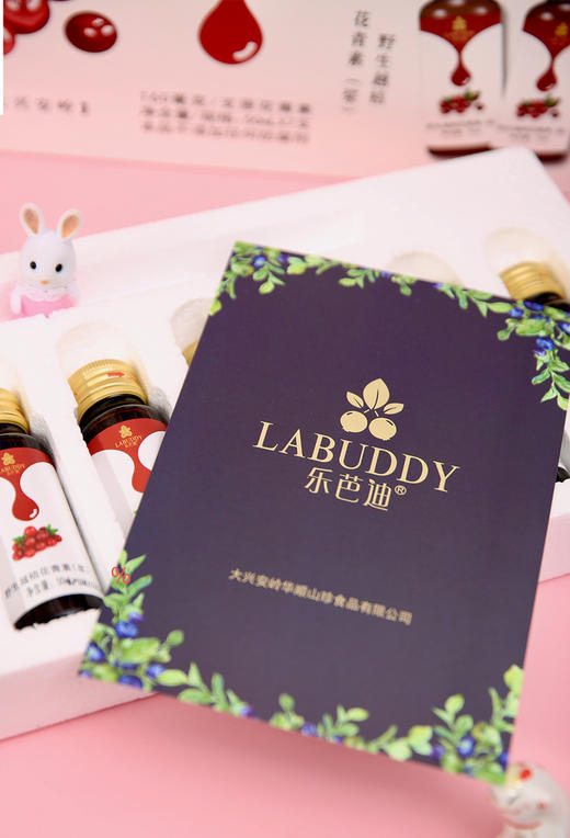 乐芭迪大兴安岭野生越桔花青素 蔓越莓原浆浓缩汁 孕妇儿童口服液 商品图7