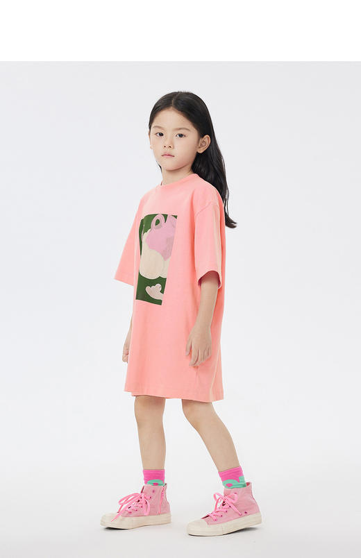 jnby  23年夏款  原创图案针织棉短袖连衣裙   1N5G14680 商品图4