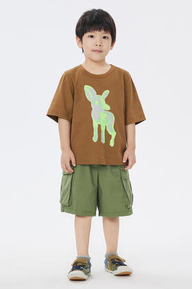 jnby  23年夏款  棉麻府绸工装风短裤  1N5E14000