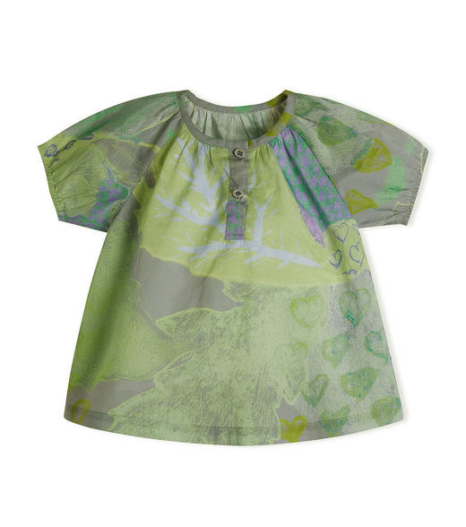 jnby  23年夏款  高支府绸细腻短袖TOP  YN5211510 商品图5