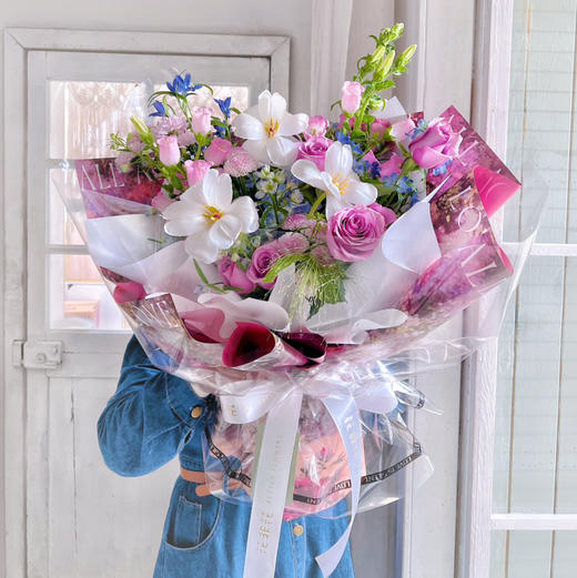 《莫奈的花园》郁金香混搭花束 商品图2