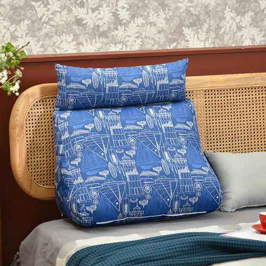 科技世界系列多功能三角床靠床头软包三角床靠 商品图3