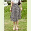 欧芮儿雪纺半身裙女2021新款夏季收腰显瘦气质高腰赫本风A字伞裙 商品缩略图0