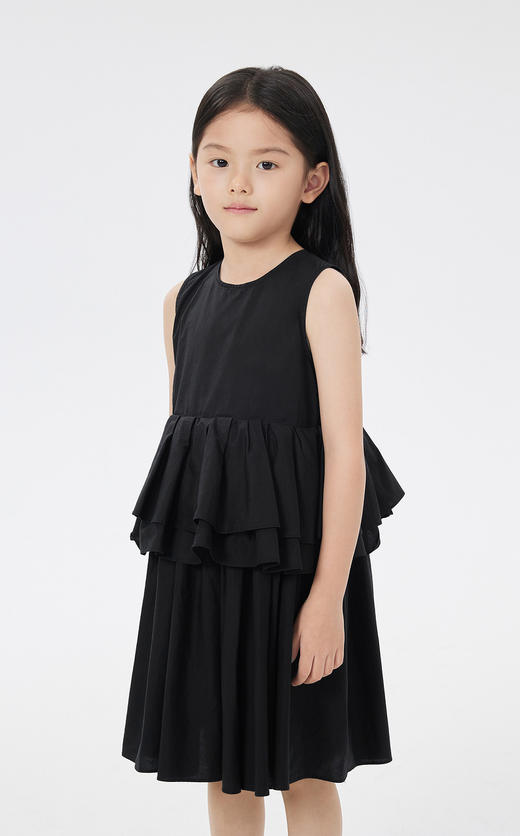 jnby  23年夏款  全棉府绸高品质无袖连衣裙 1N4G13300 商品图3