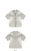 jnby  23年夏款  轻薄细腻撞色拼接短袖衬衣  1N5211670 商品缩略图8