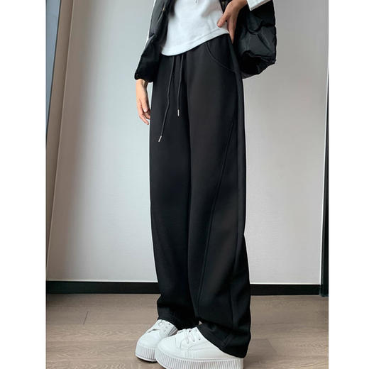 裁缝学苑AX47新款香蕉裤阔腿裤纸样女装高腰直筒卫裤子打版裁剪图 商品图2
