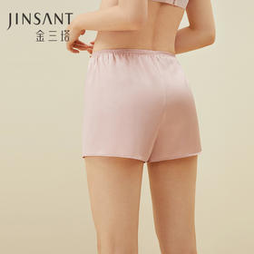 【不易皱真丝】金三塔桑蚕丝弹力缎女打底安全裤/家居裤 舒适短裤   NSFDB910