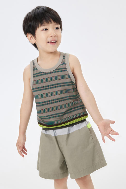 jnby  23年夏款 长绒棉原创图案背心  1N5012810 商品图0