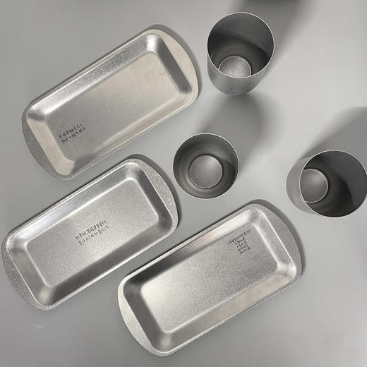 小林漫画 复古不锈钢杯子 随手杯托盘套装 商品图0