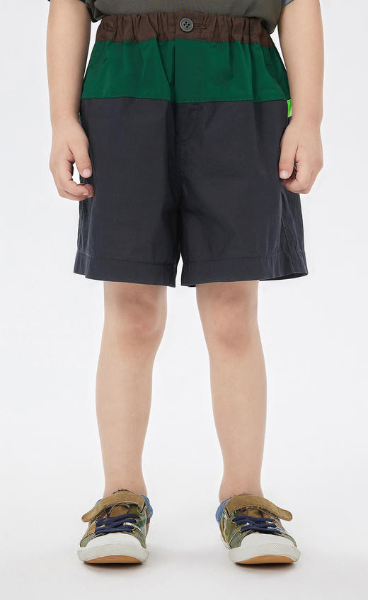 jnby  23年夏款  高支府绸细腻拼接短裤  1N5E12580 商品图8