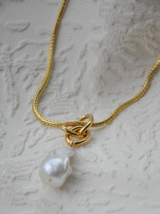 GISEL.B Collier Margaret 巴洛克珍珠项链 商品图2