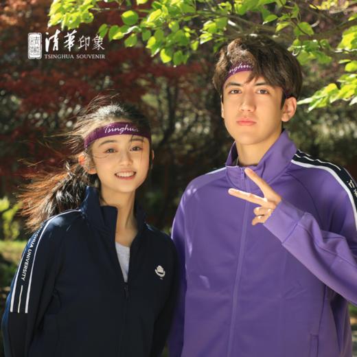 清华校色款高弹透气吸汗运动发带 商品图5