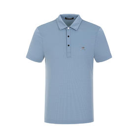 布兰施甄选男装系列透气纯色POLO衫