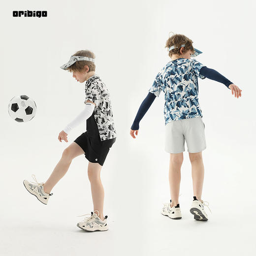 【清仓 不退换】Oribigo男童运动中裤 | 夏日穿着不闷热、中弹面料、柔软亲肤【HZ】 商品图1