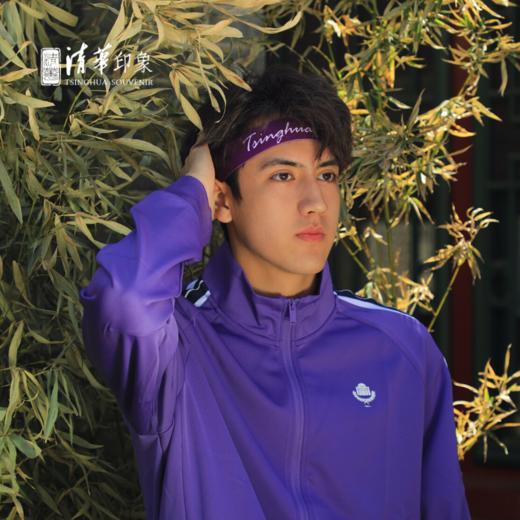 清华校色款高弹透气吸汗运动发带 商品图6