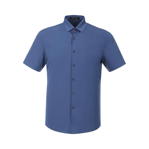 布兰施甄选男装系列夏季棉质短袖衬衫 商品图0