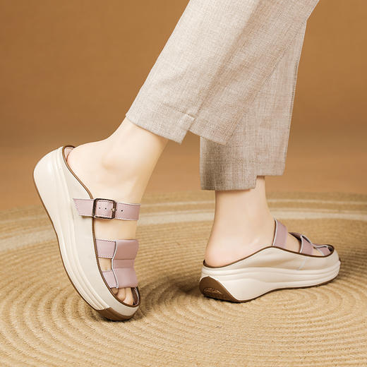 夏季新款，摇摇底厚底拖鞋XYM-k773 商品图3