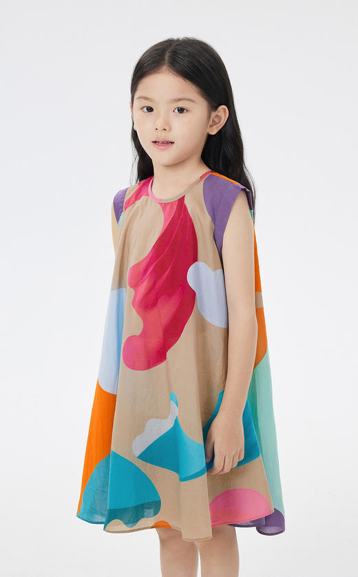 jnby  23年夏款  高支府绸无袖连衣裙  1N5G13990 商品图4