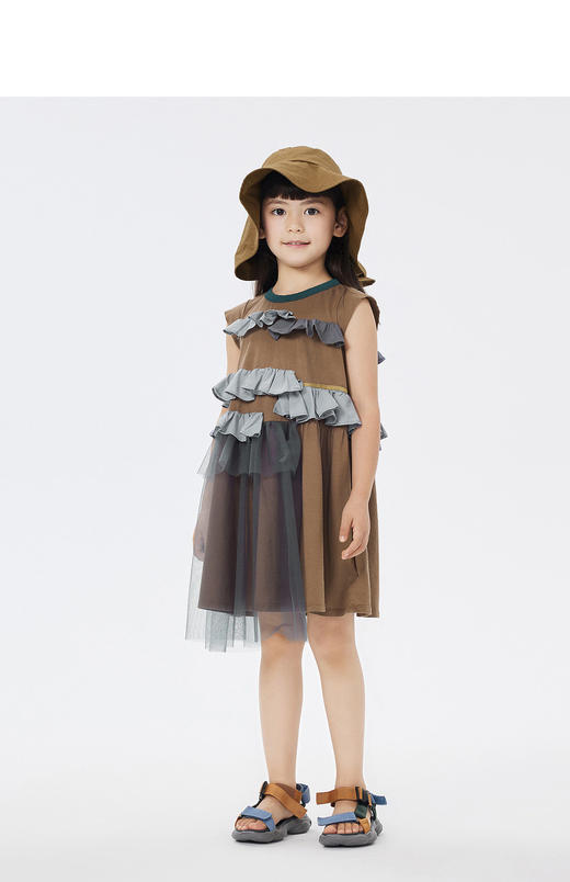 jnby  23年夏款  长绒棉轻薄无袖连衣裙 1N5G13020 商品图5