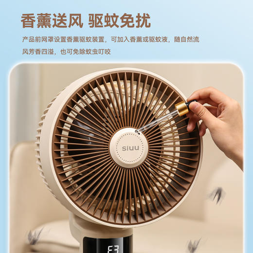 西佑八字摇头家用大风力可拆卸立式循环风扇 商品图2