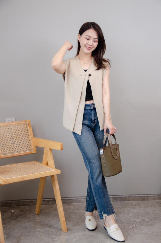 爱心磨边牛仔裤（一口价） 商品图7