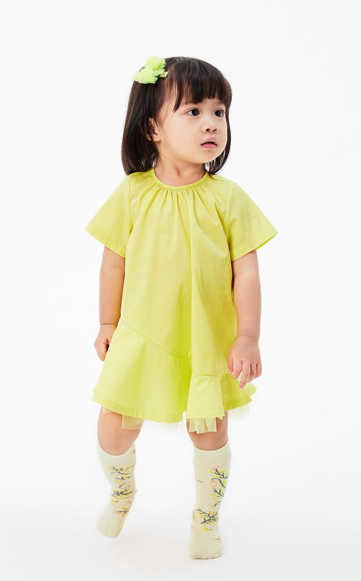 jnby   23年夏款  全棉高密府绸短袖连衣裙 YN5G11470 商品图3