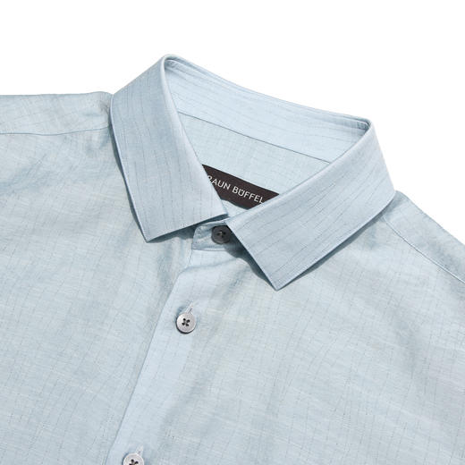 布兰施甄选男装系列夏季舒适短袖衬衫 商品图3