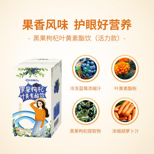 好视力黑果枸杞叶黄素酯饮（7包/盒）  适合：青少年/中老年 商品图4