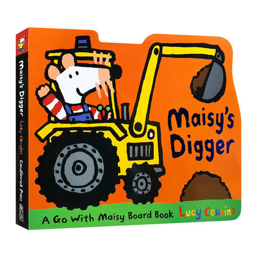 英文原版 Maisy's Digger 小鼠波波的挖掘机 纸板翻翻书绘本 儿童英语启蒙 英文版 进口英语原版书籍 商品图0