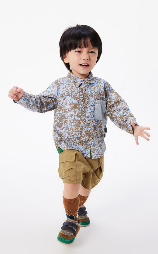 jnby  23年夏款  全棉微皱清爽短裤  YN5E11620 商品图5