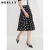 NEELLY纳俪商场同款夏季新款碎花不规则半身裙女中长款A字裙百搭N23043E01098 商品缩略图2