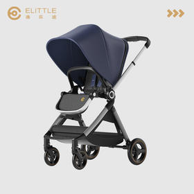 【皮妈甄选】Elittile逸乐途emu婴儿推车高景观避震轻便一键折叠可坐躺双向车
