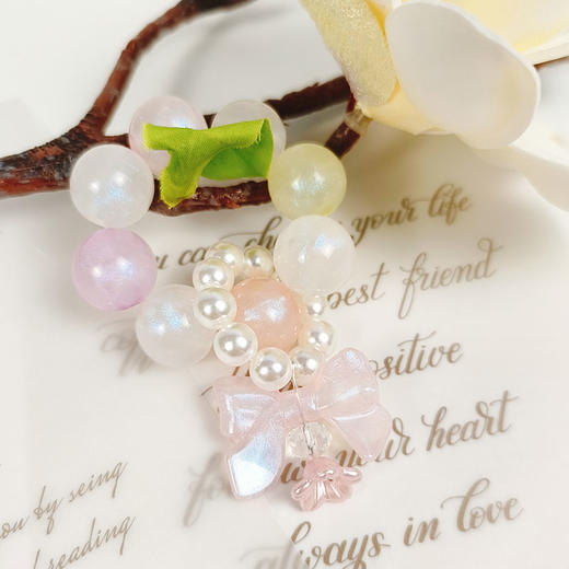 【小清新仙女文玩】糖果色手捻念珠 把玩手串绕指柔挂件 商品图8