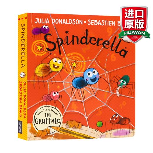 Collins柯林斯 英文原版 Spinderella Board Book 蜘蛛瑞拉三兄妹 纸板书 英文版 进口英语原版书籍 商品图0