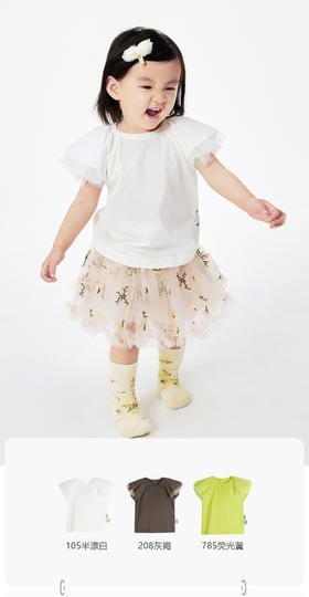 jnby  23年夏款  府绸短袖T恤  YN5111130