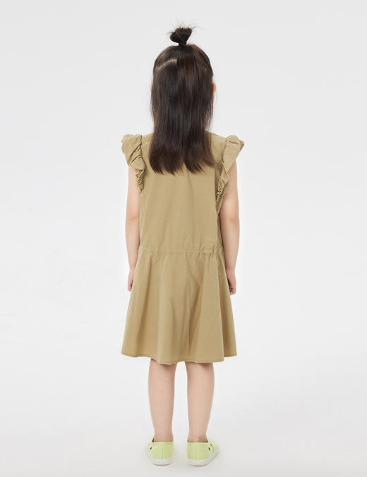 jnby  23年夏款  全棉微皱凉爽短袖连衣裙  1N4G13840 商品图5