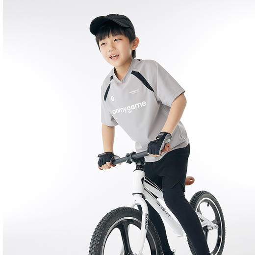 onmygame男童短袖T恤儿童运动衣夏季体能训练运动衣透气上衣 商品图4