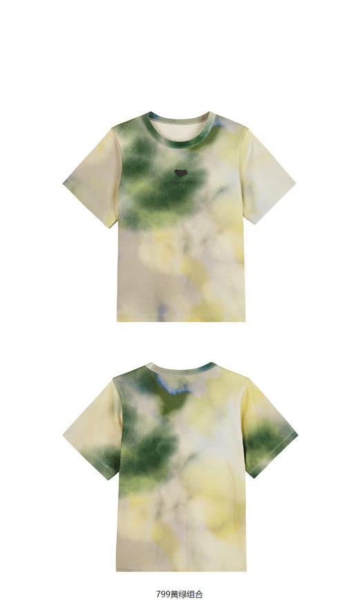 jnby 23年夏款  扎染工艺晕染短袖T恤   1N5113920 商品图12