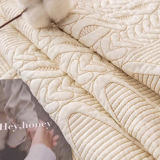 水洗棉绗绣防滑沙发垫 商品图4