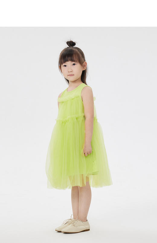 jnby  23年夏款  纯色优雅细纱无袖连衣裙  1N5G13810 商品图4