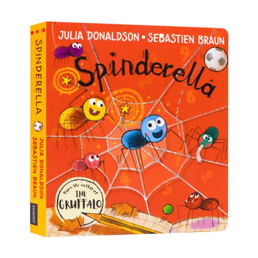 Collins柯林斯 英文原版 Spinderella Board Book 蜘蛛瑞拉三兄妹 纸板书 英文版 进口英语原版书籍 商品图1